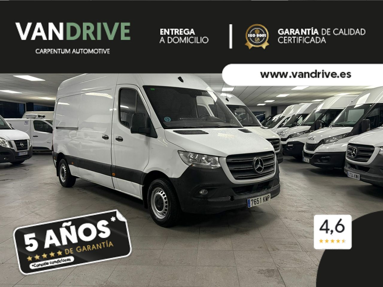 Camion trampilla elevadora  de segunda mano - mercedes sprinter 2018 /