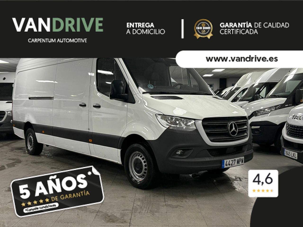 Camiones 3500kg pluma  de segunda mano - mercedes sprinter 2024 /