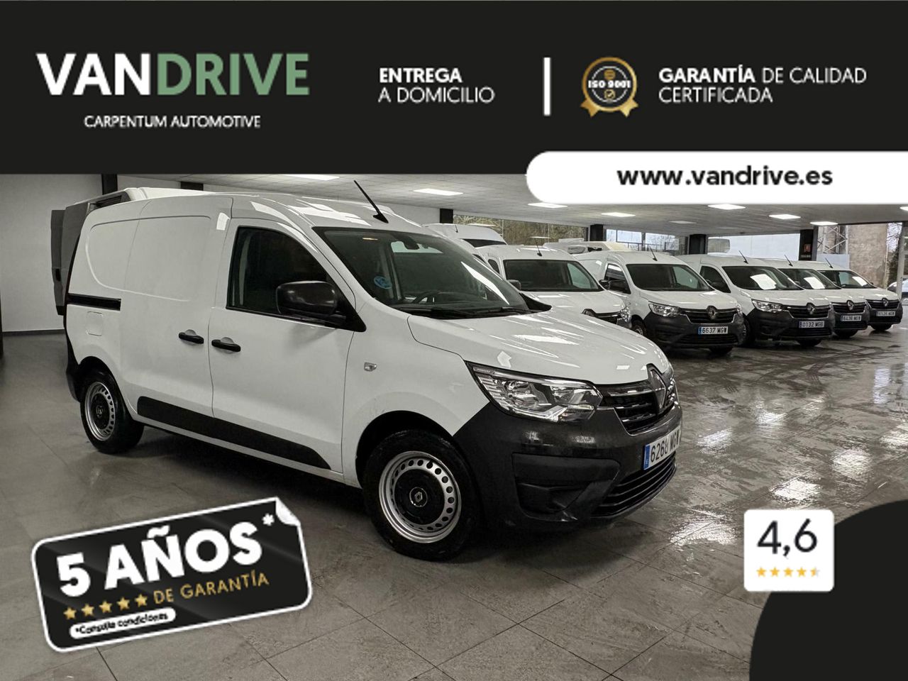 Camion trampilla elevadora  de segunda mano - renault kangoo 2023 /