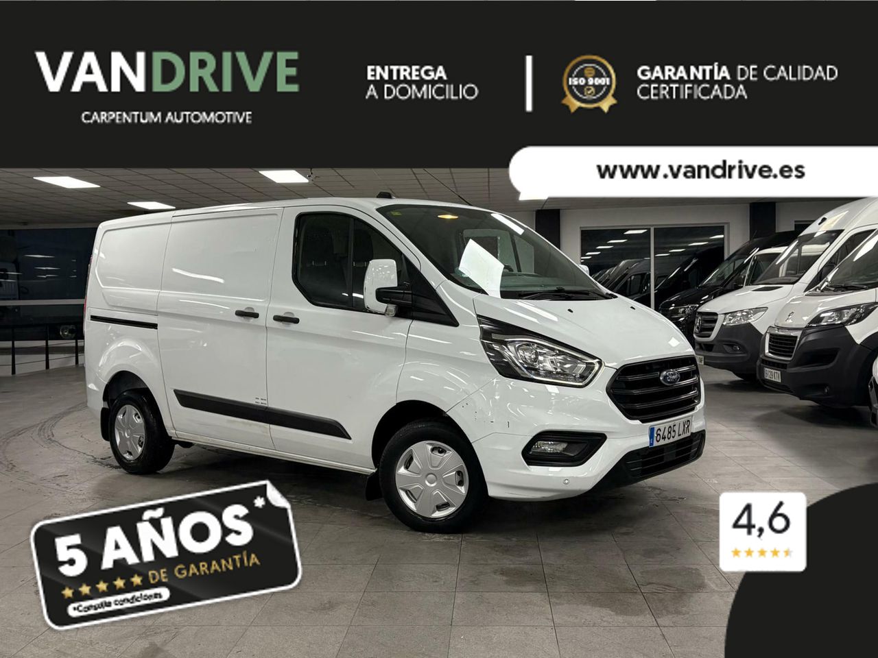 Ford transit caja 2022  de segunda mano - ford transit custom 2022 /