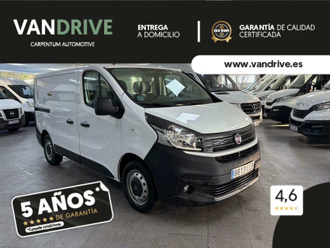 Vehiculo diesel 120cv  de segunda mano - fiat talento 2021 /