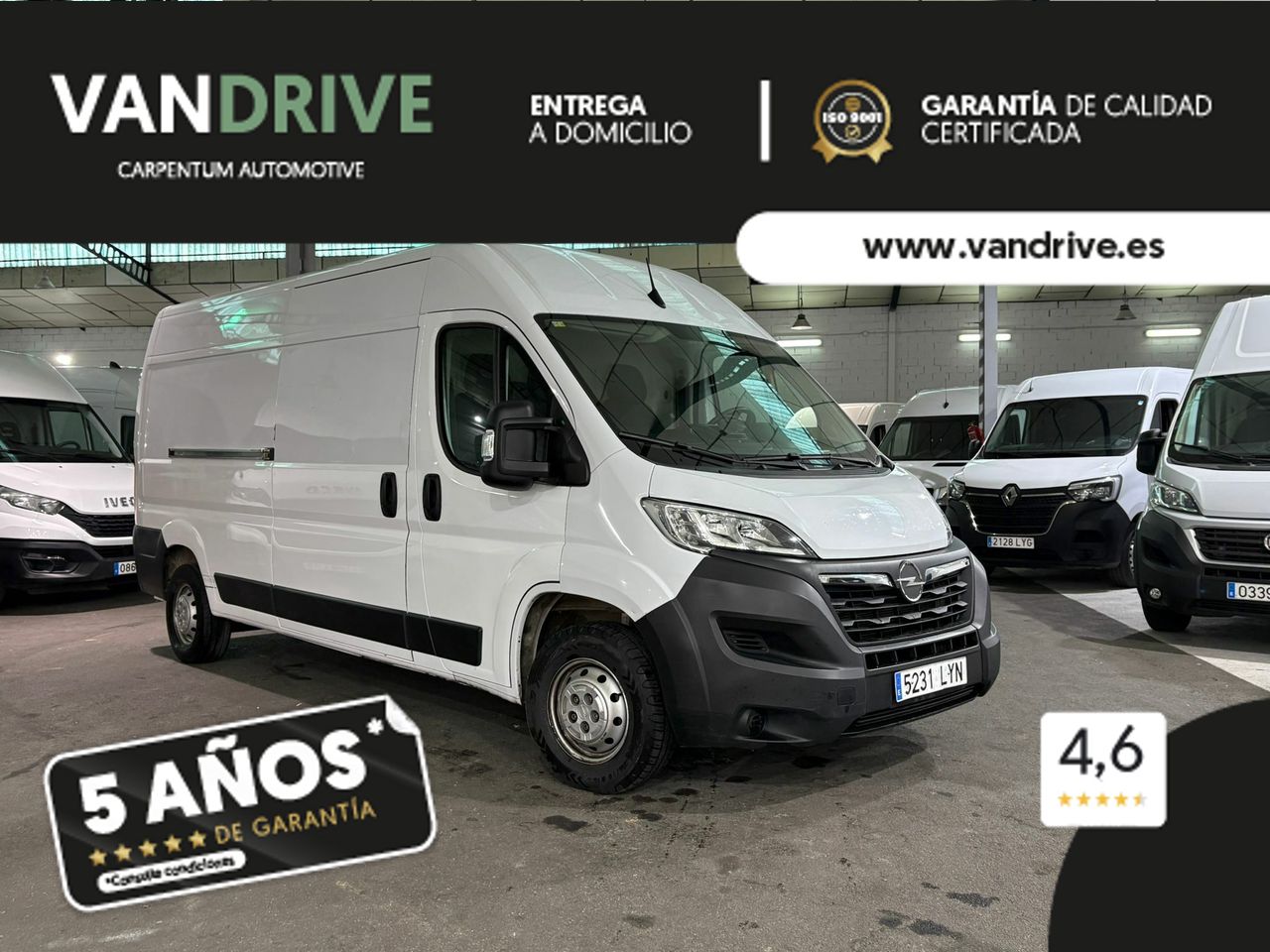 Opel movano manual 6 marchas  de segunda mano - opel movano 2022 /