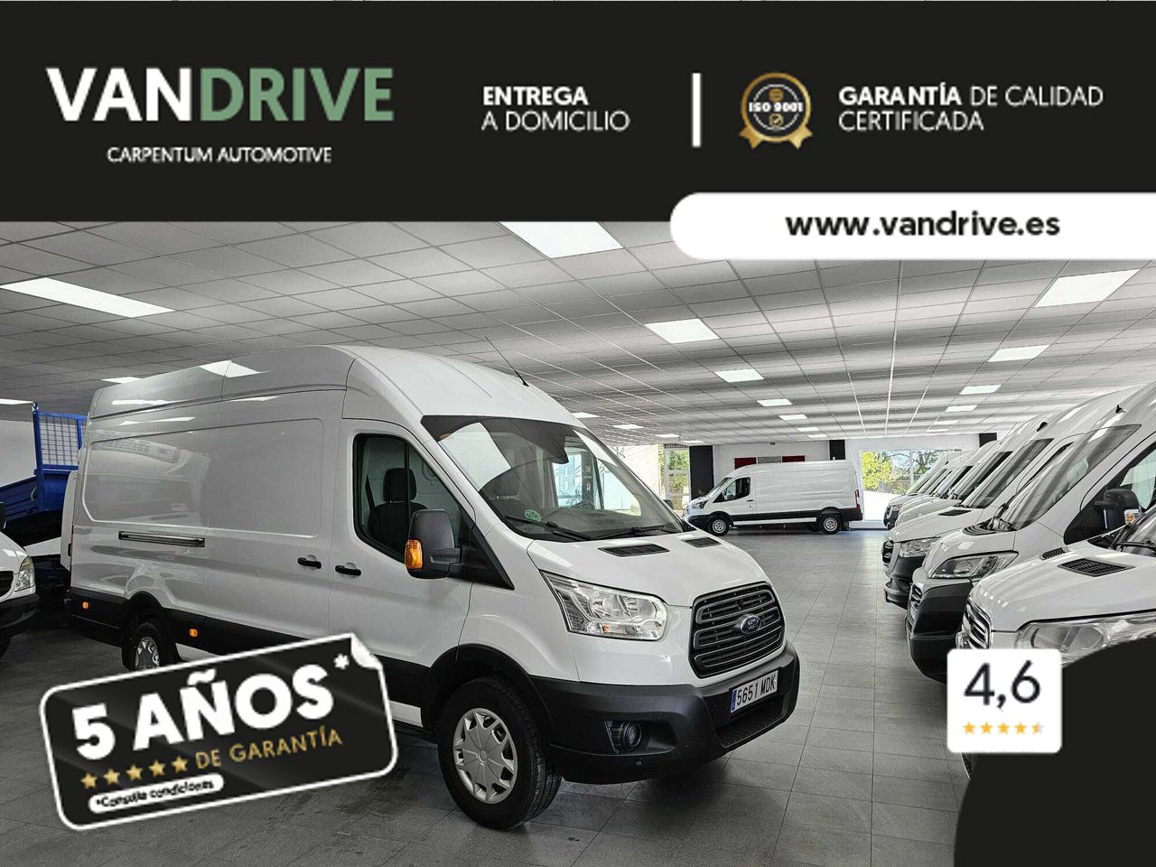 Fantastico  de segunda mano - ford transit 2018 /
