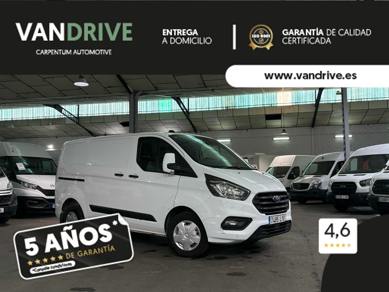 Furgon nissan townstar 2 plazas  de segunda mano - ford transit custom 2022 /