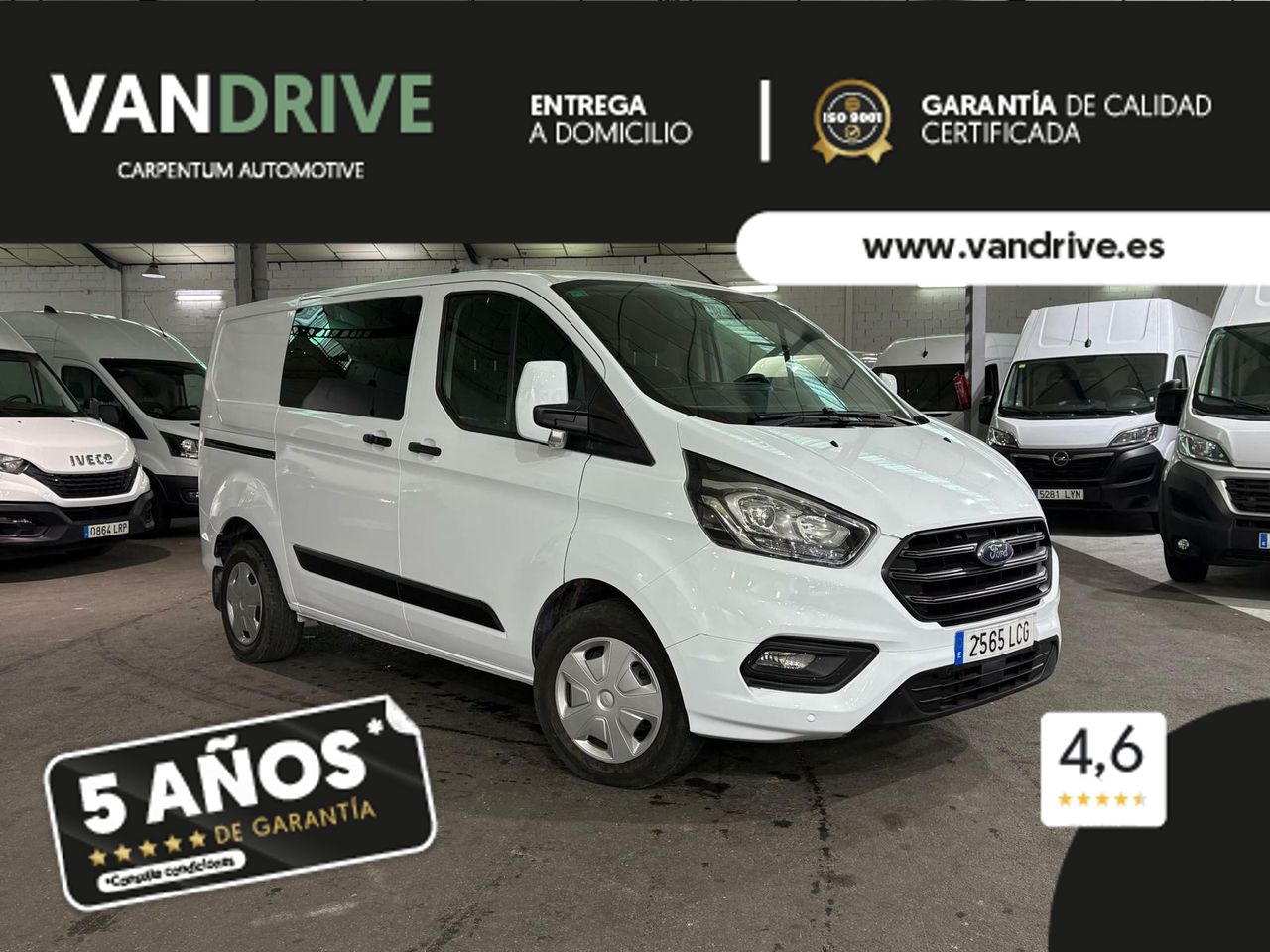 Furgon nissan townstar 2 plazas  de segunda mano - ford transit custom 2022 /