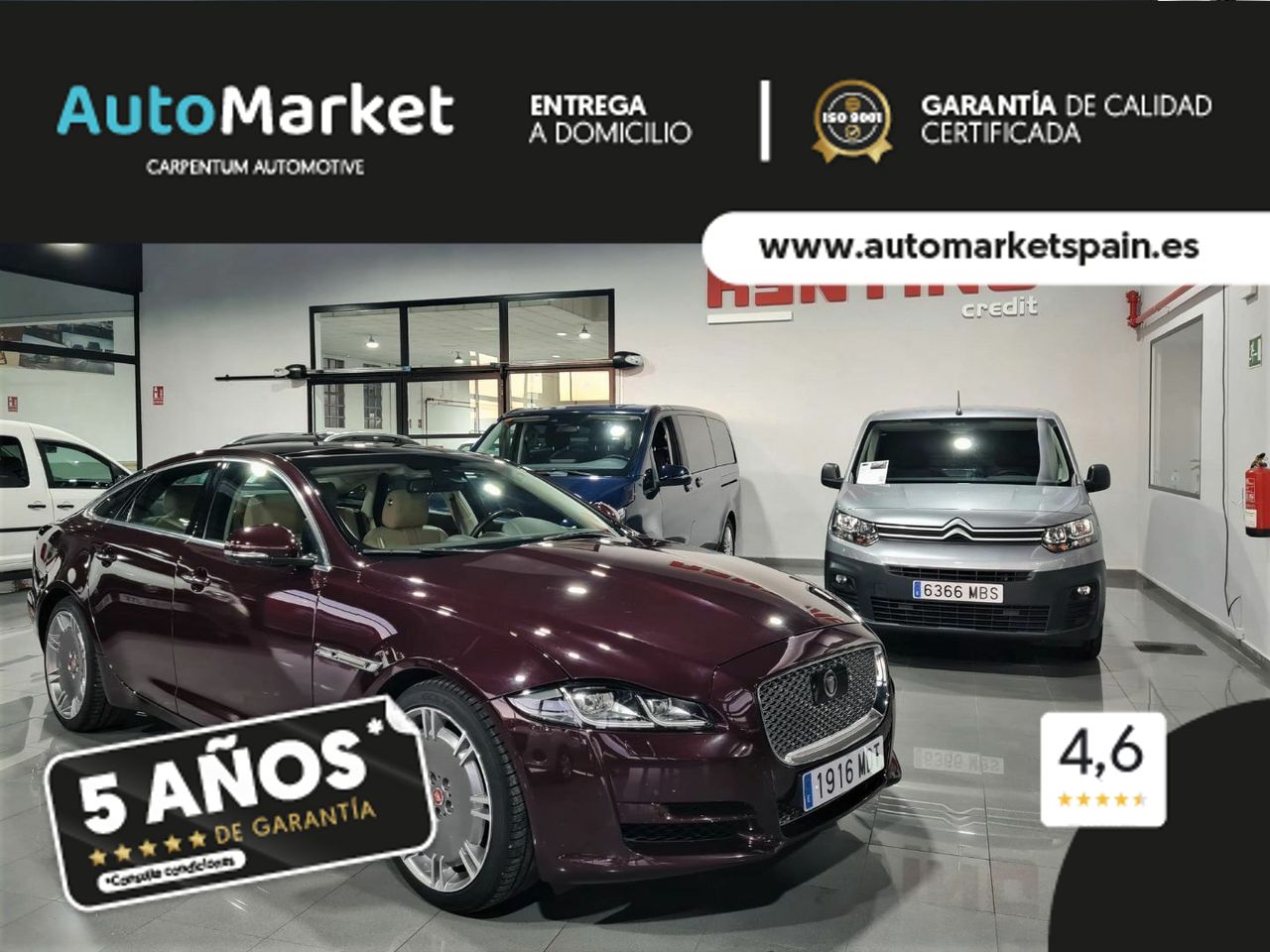 Jaguar XJ Jaguar XJ 3.0 d Luxury 300Hp Pano Virtual Meridian LED-Xenon Leaher Navi Camera KeylessGo Klima PDC ...  - Foto 2