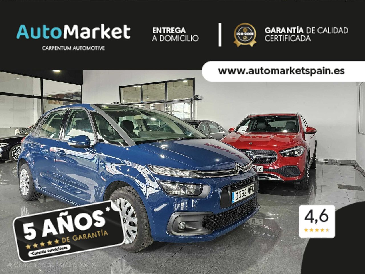 Citroën C4 Picasso 1.6HDI 120CV AUTOMATICO  - Foto 2