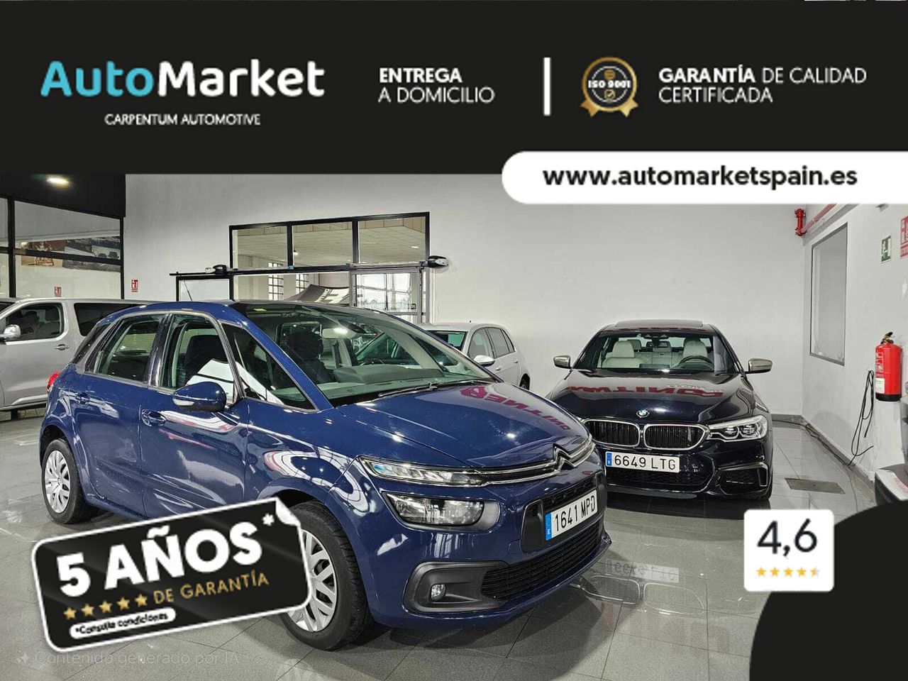 Citroën C4 Picasso 1.6HDI 120CV AUTOMATICO  - Foto 2