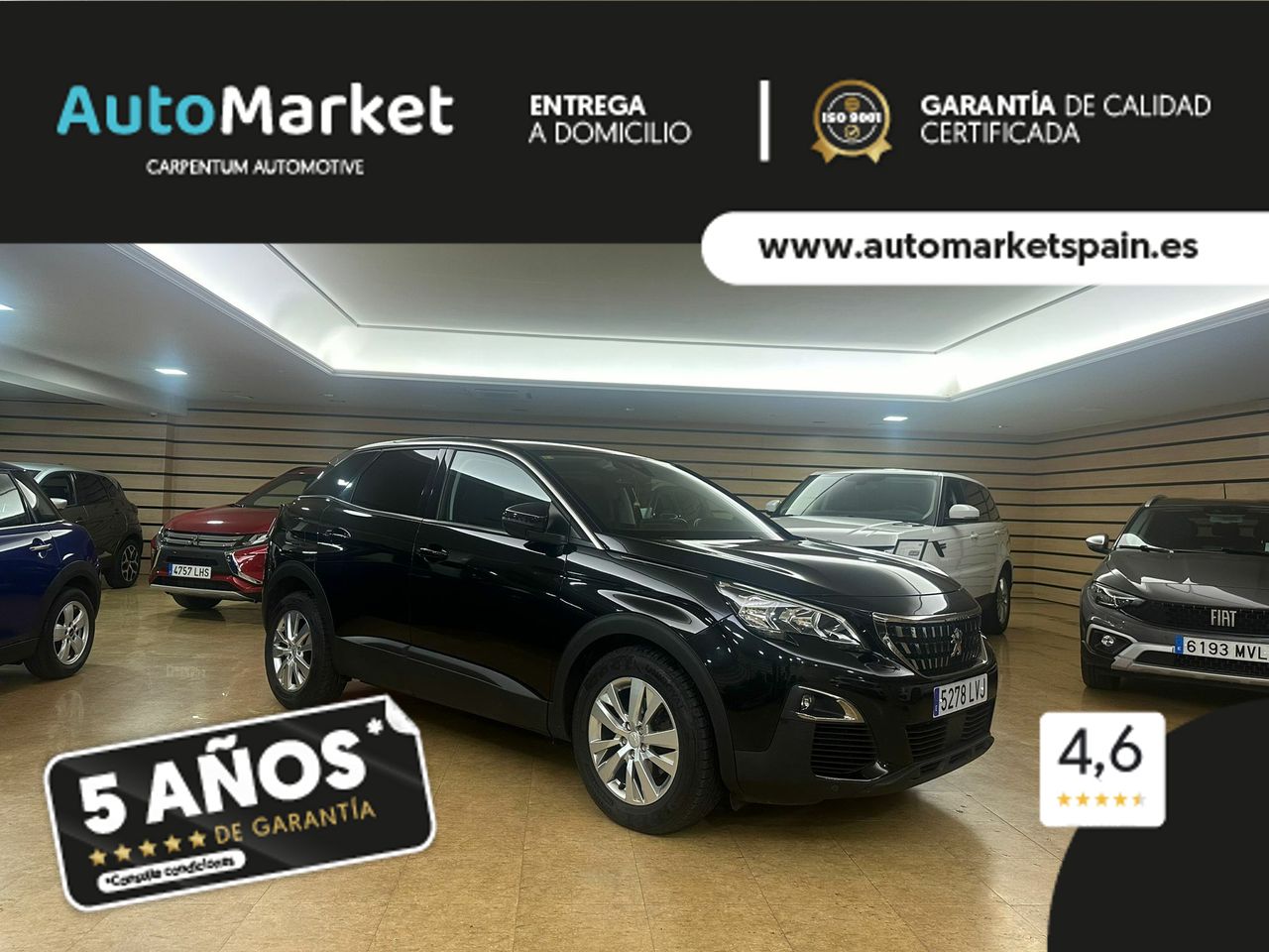 Peugeot 108 2016 negro  de segunda mano - peugeot 3008 2016 /