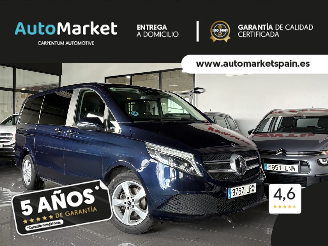 Transportin perro  de segunda mano - mercedes clase v 2021 /