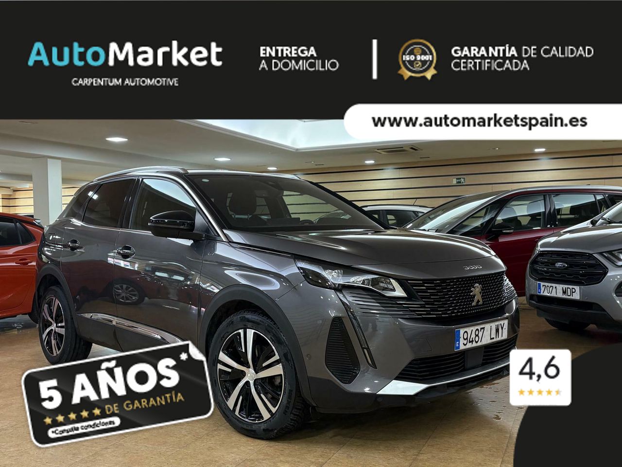 Peugeot 3008 GT	1.2 PURETECH 96KW S&S GT EAT8 GT - Foto 2