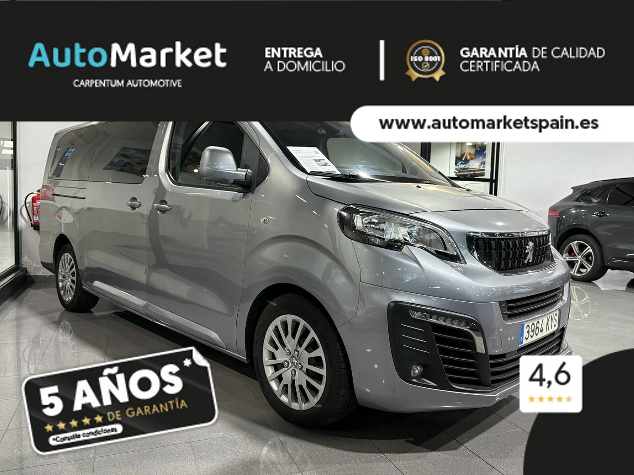 Peugeot Traveller Active 2.0 BlueHDi aut.  130KW EAT8 Long  - Foto 2