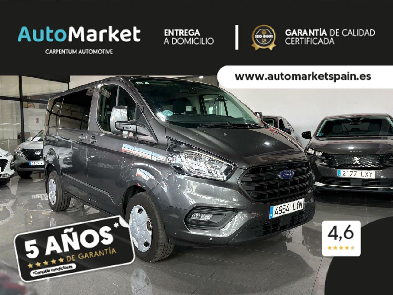Ford Transit Custom KOMBI 2.0 TDCI 96KW 320 L1 TREND  - Foto 2