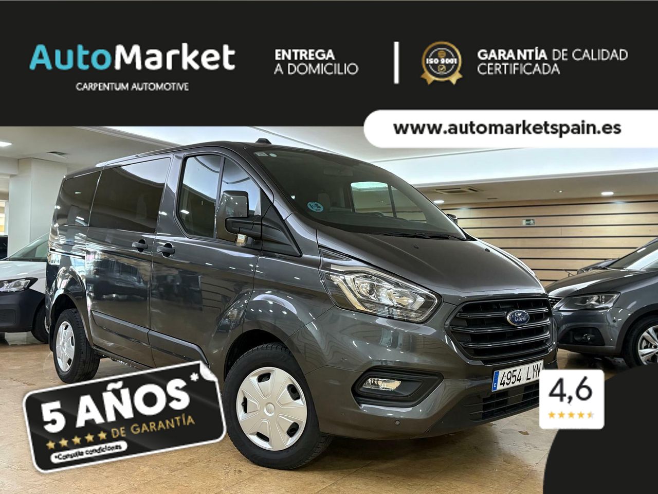 Ford Transit Custom KOMBI 2.0 TDCI 96KW 320 L1 TREND  - Foto 2
