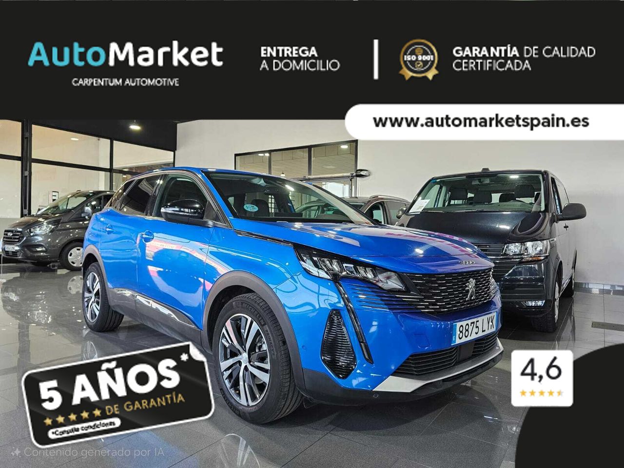 Peugeot 3008 ALLURE 130CV EAT8 PURETECH AUTOMATICO - Foto 2