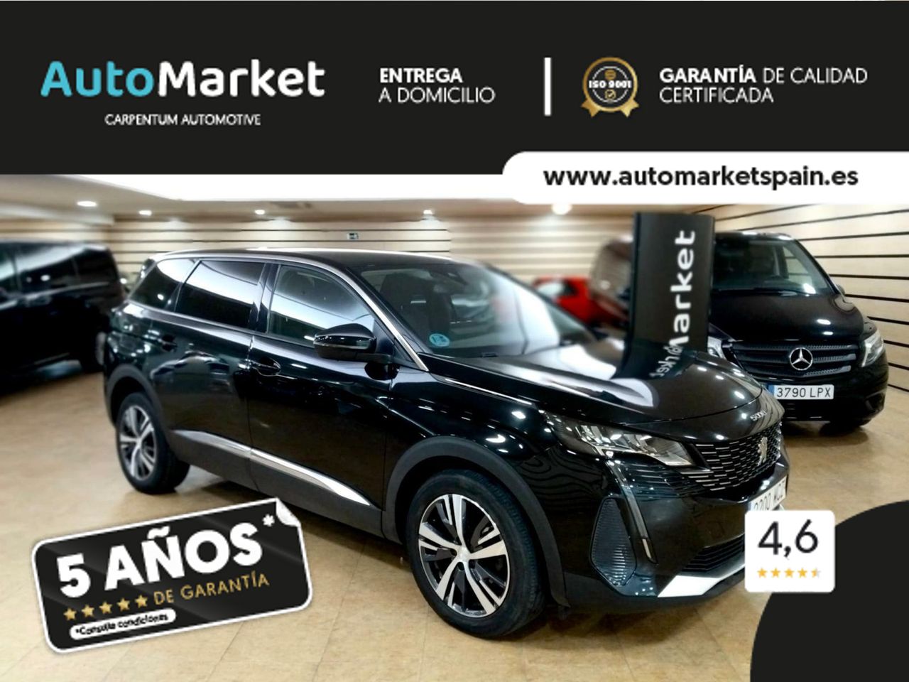Peugeot 5008 ALLUR	1.2 PURETECH 96KW S&S ALLURE EAT8  - Foto 2