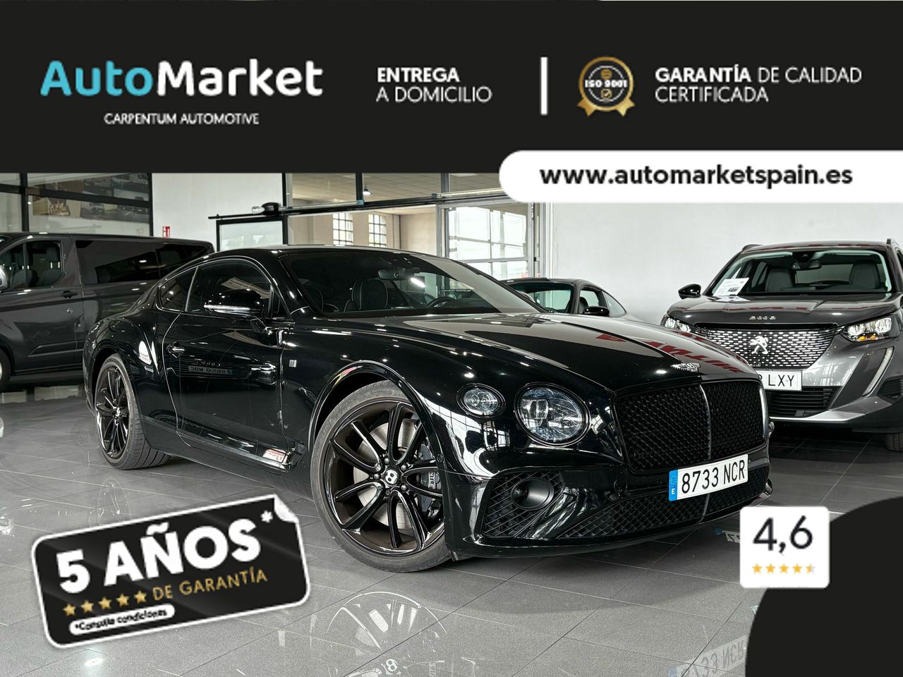 Bentley Continental GT Beluga· Mulliner · First Edition · Blackline* * · 635 CV ·  Automático ZF-9 · Tracción total (AWD)*  - Foto 2