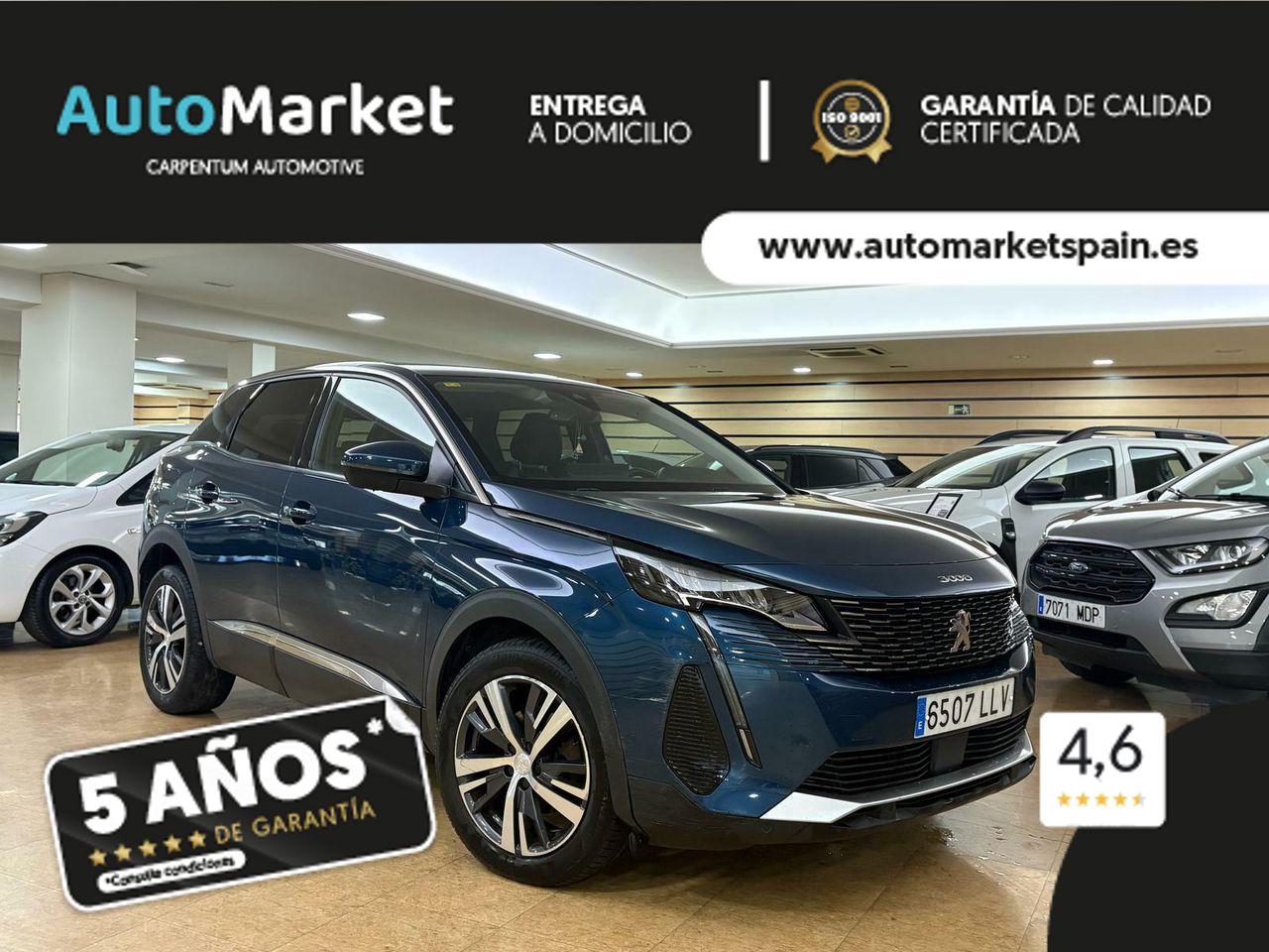 Peugeot 3008 PEUGEOT 3008 1.5 BlueHDi 96kW (130CV) S&S Allure EAT8 5 Puerta  - Foto 2