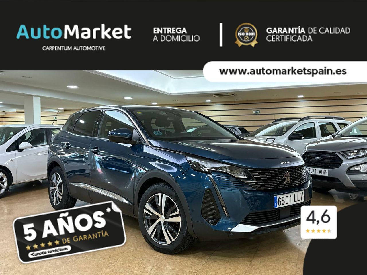 Peugeot 3008 PEUGEOT 3008 1.5 BlueHDi 96kW (130CV) S&S Allure EAT8 5 Puertas  - Foto 2
