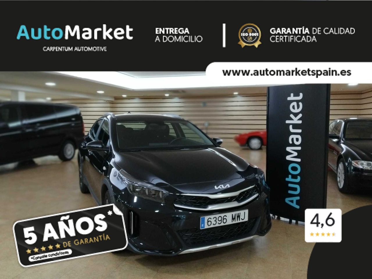 Kia XCeed 1.0 T-GDI BUSINESS 74KW (100CV BLACK PEARL (METALIZADO)	TELA NEGRA - Foto 2