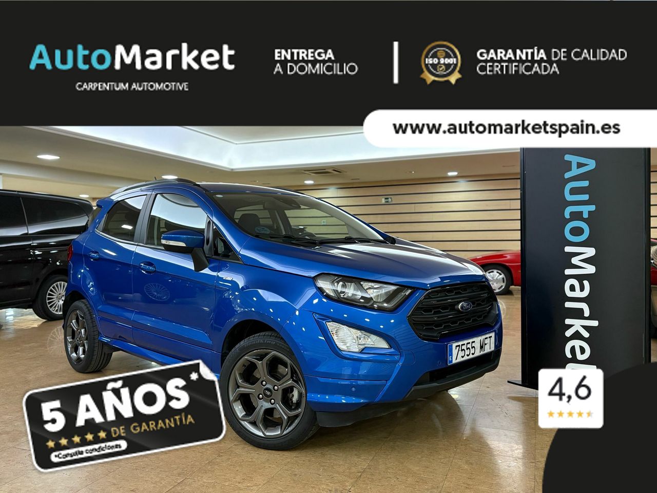 Ford Ecosport 1.0T ECOBOOST 92KW (125CV) S&S ST LINE  - Foto 2
