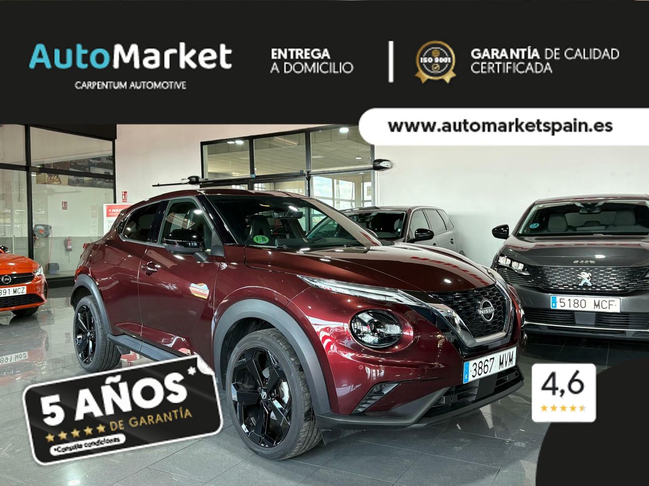 Nissan Juke N-Design con pack BOSE Personal Plus.DIG-T 84 KW (114 CV) DCT 7 VEL. TEKNA Full LED con diseño “Black Line” - Foto 2