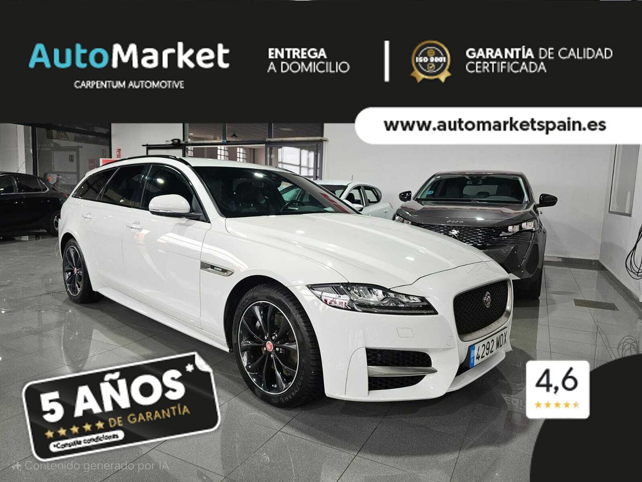 Jaguar XF 2.0D 180CV RSPORT AWD AUTO.  - Foto 2