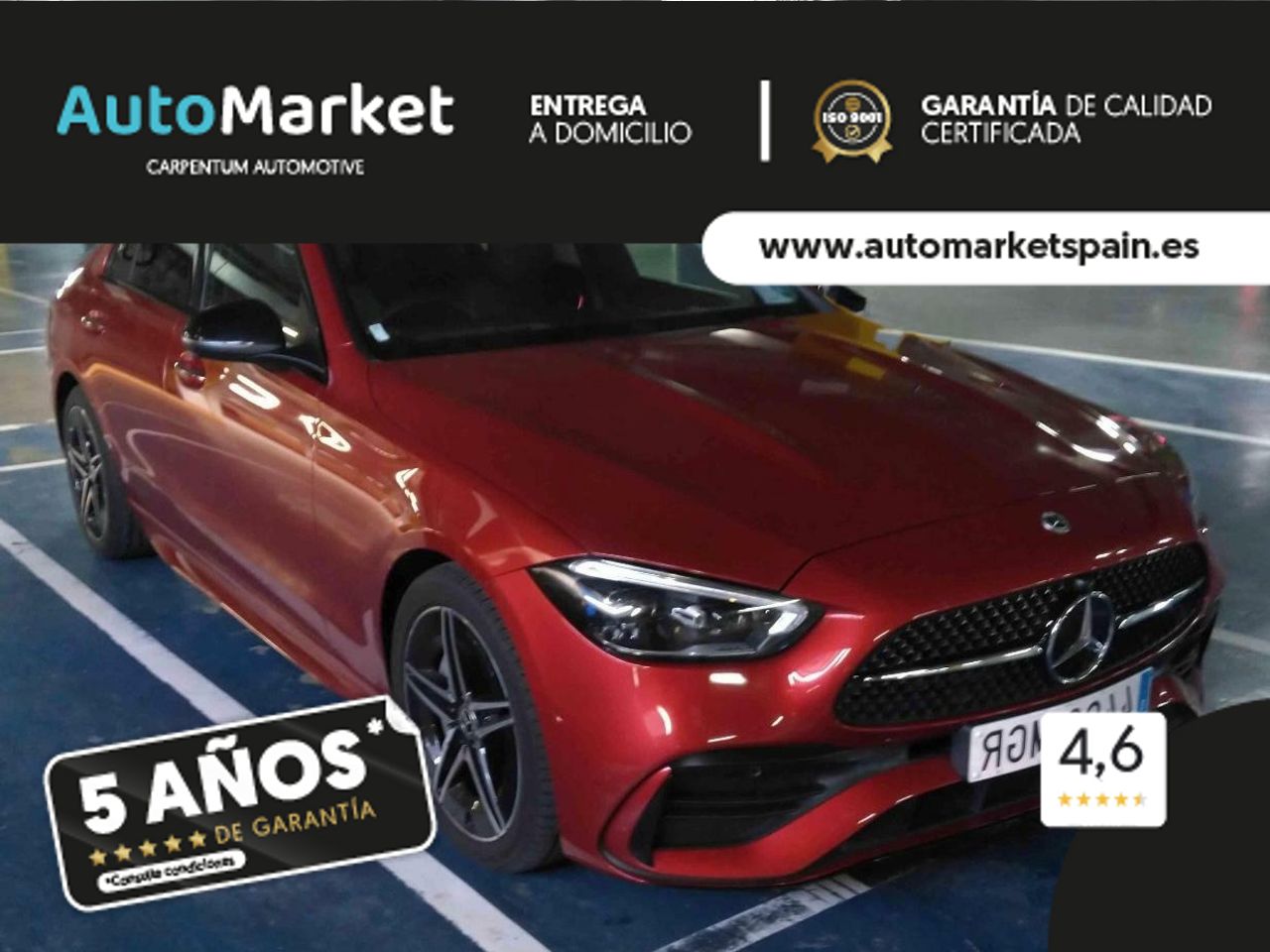 Mercedes Clase C C 200 D AMG LINE  - Foto 2