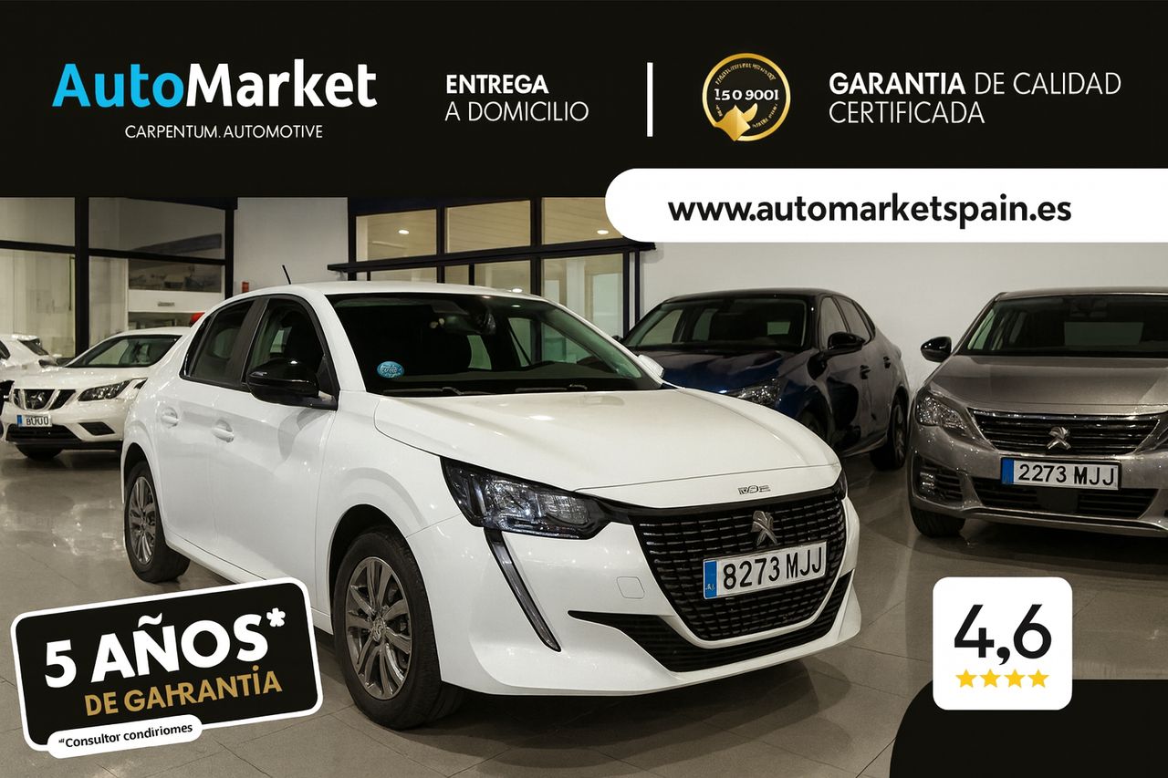 Peugeot 208 ALLURE	73KW (100CV) TAPICERÍA COZY GRIS MÓDENA CON PESPUNTES MENTOLADOS - Foto 2