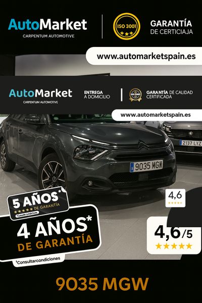 Citroën C4 PURETECH 130 S&S 6V YOU GRIS PLATINO (METALIZADO)	TELA MEANWHILE NEGRO
