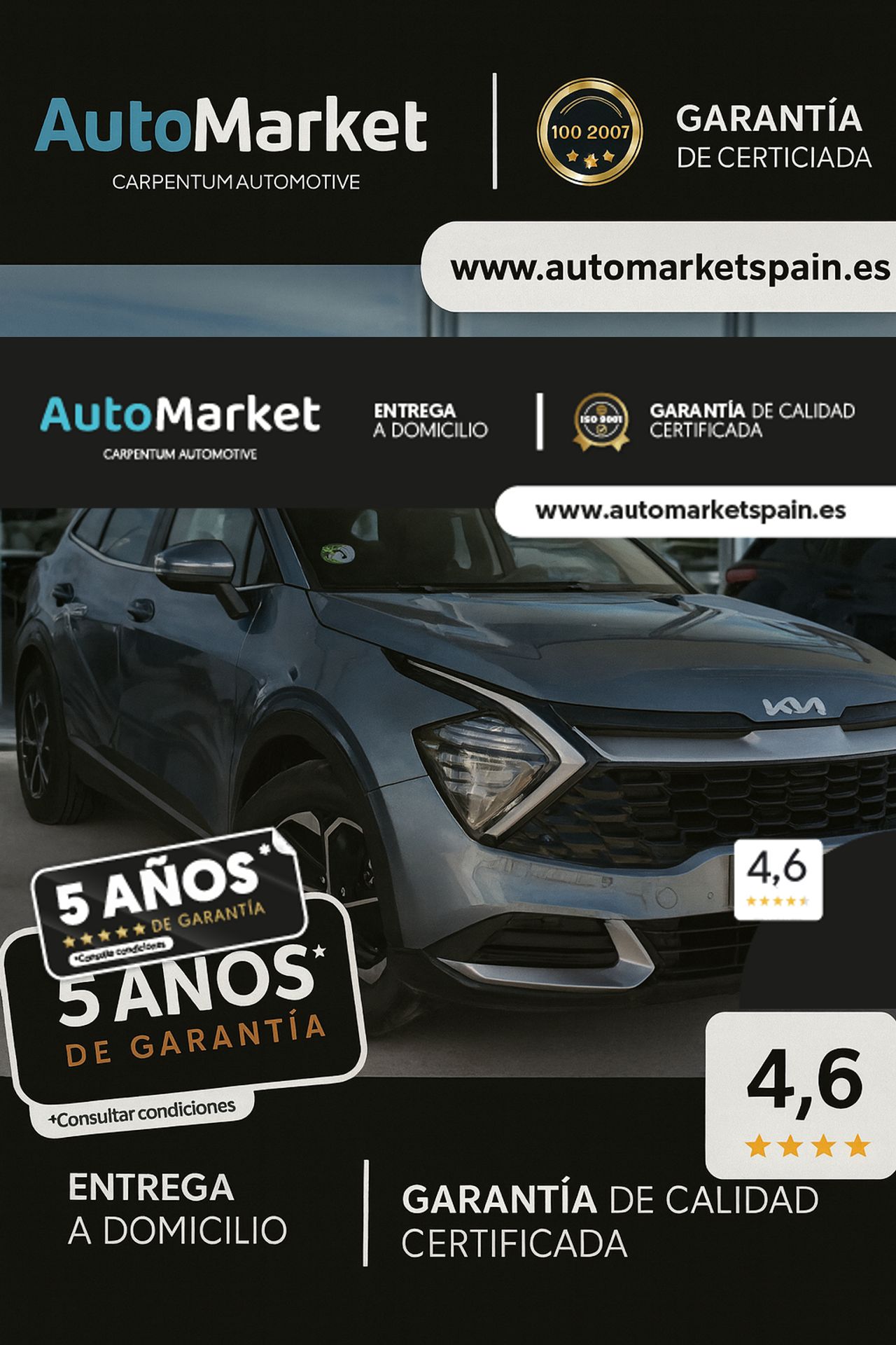 Kia Sportage DRIVE	1.6 T-GDI 118KW (160CV) DRIVE 17