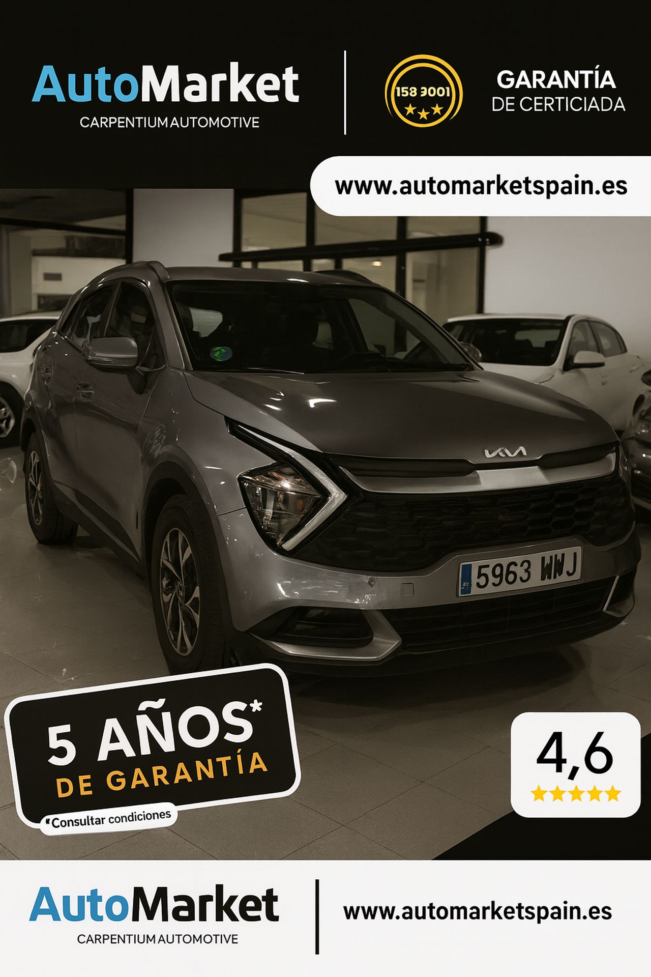 Kia Sportage DRIVE	1.6 T-GDI 118KW (160CV) DRIVE 17