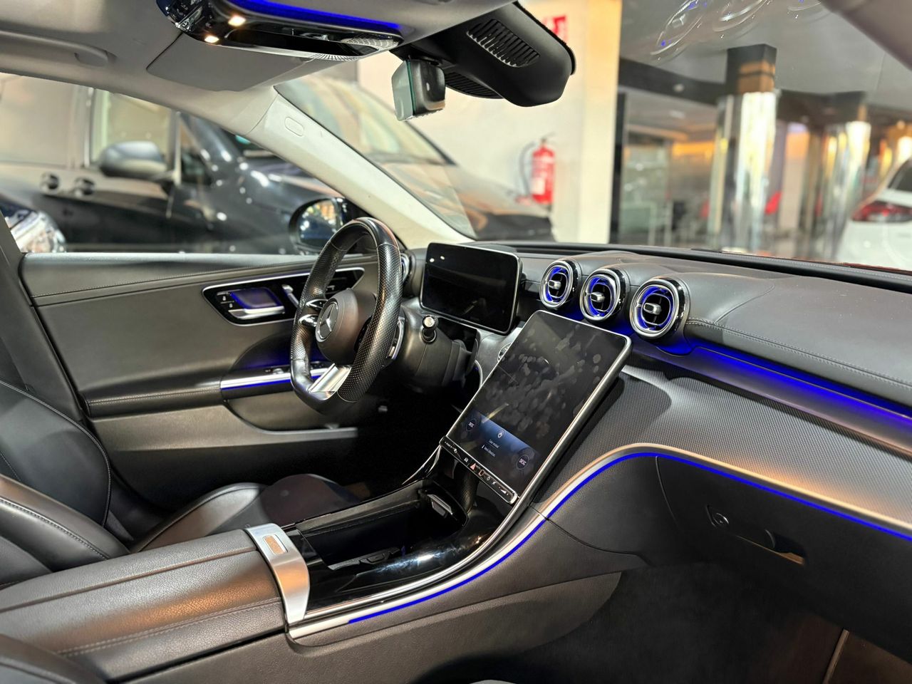 Mercedes Clase C C 200 D AMG Line Premium Plus GRIS GRAFITO (METALIZADO - Foto 2