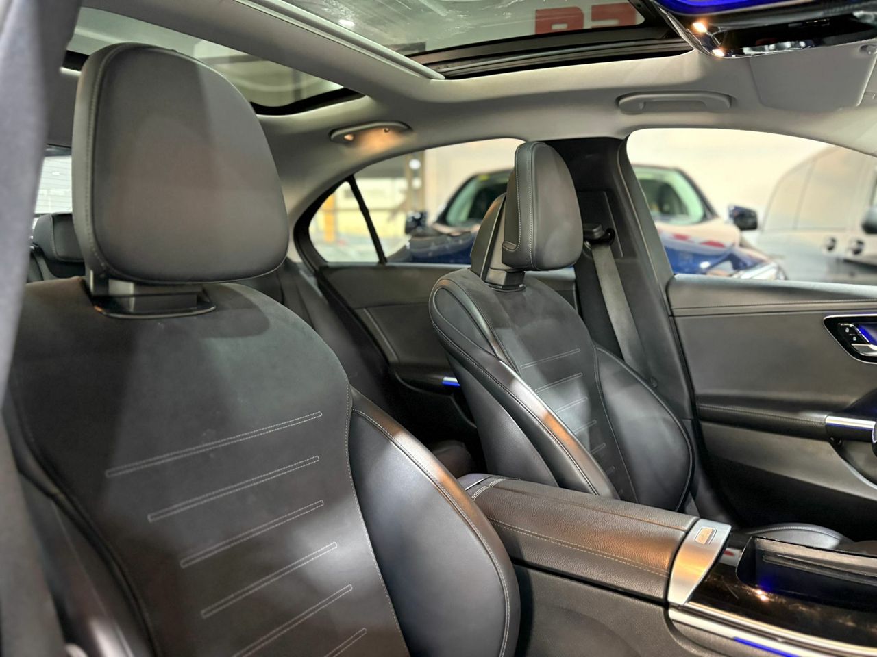 Mercedes Clase C C 200 D AMG Line Premium Plus GRIS GRAFITO (METALIZADO - Foto 2