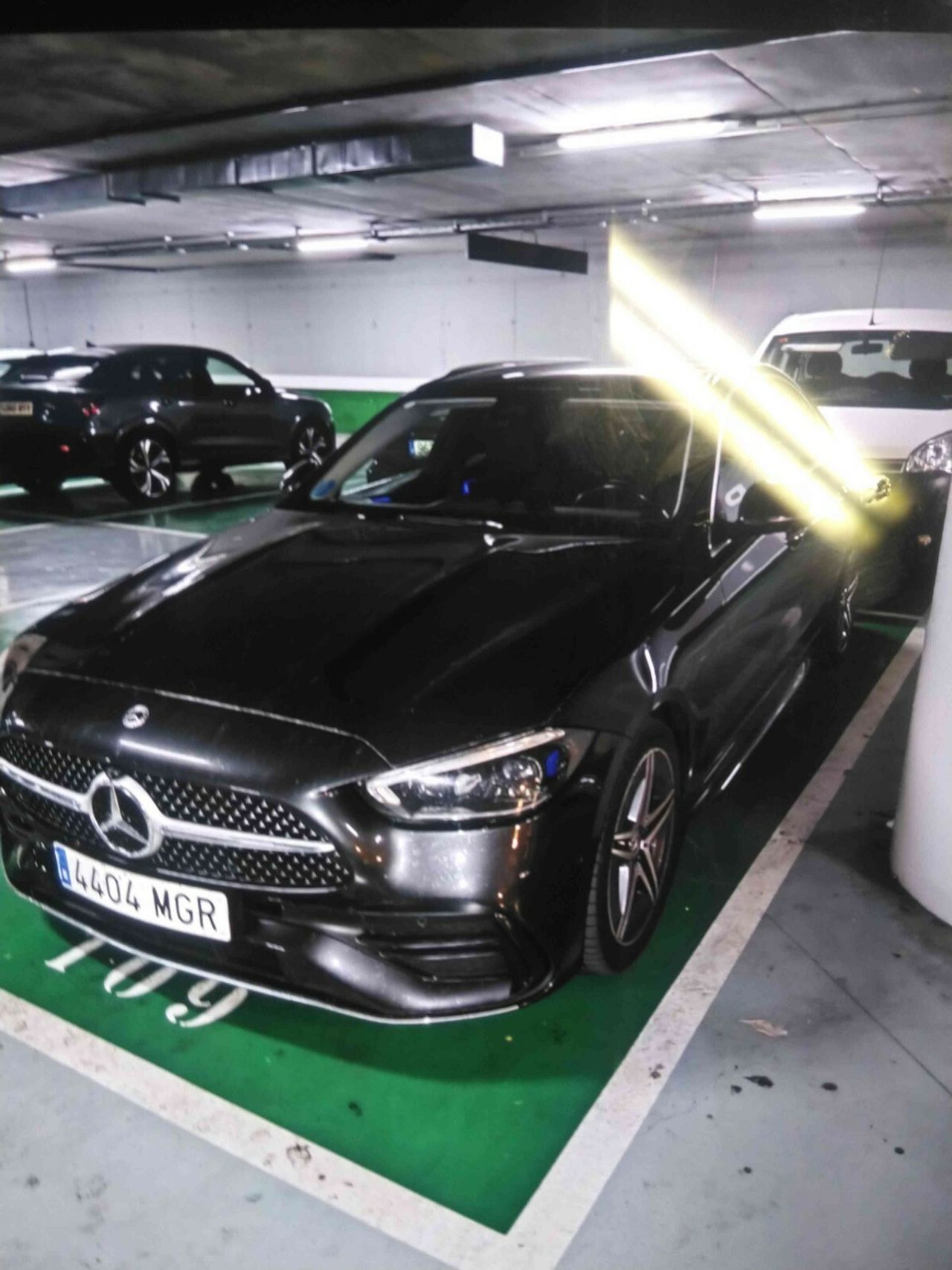 Mercedes Clase C C 200 D AMG Line Premium Plus GRIS GRAFITO (METALIZADO - Foto 2