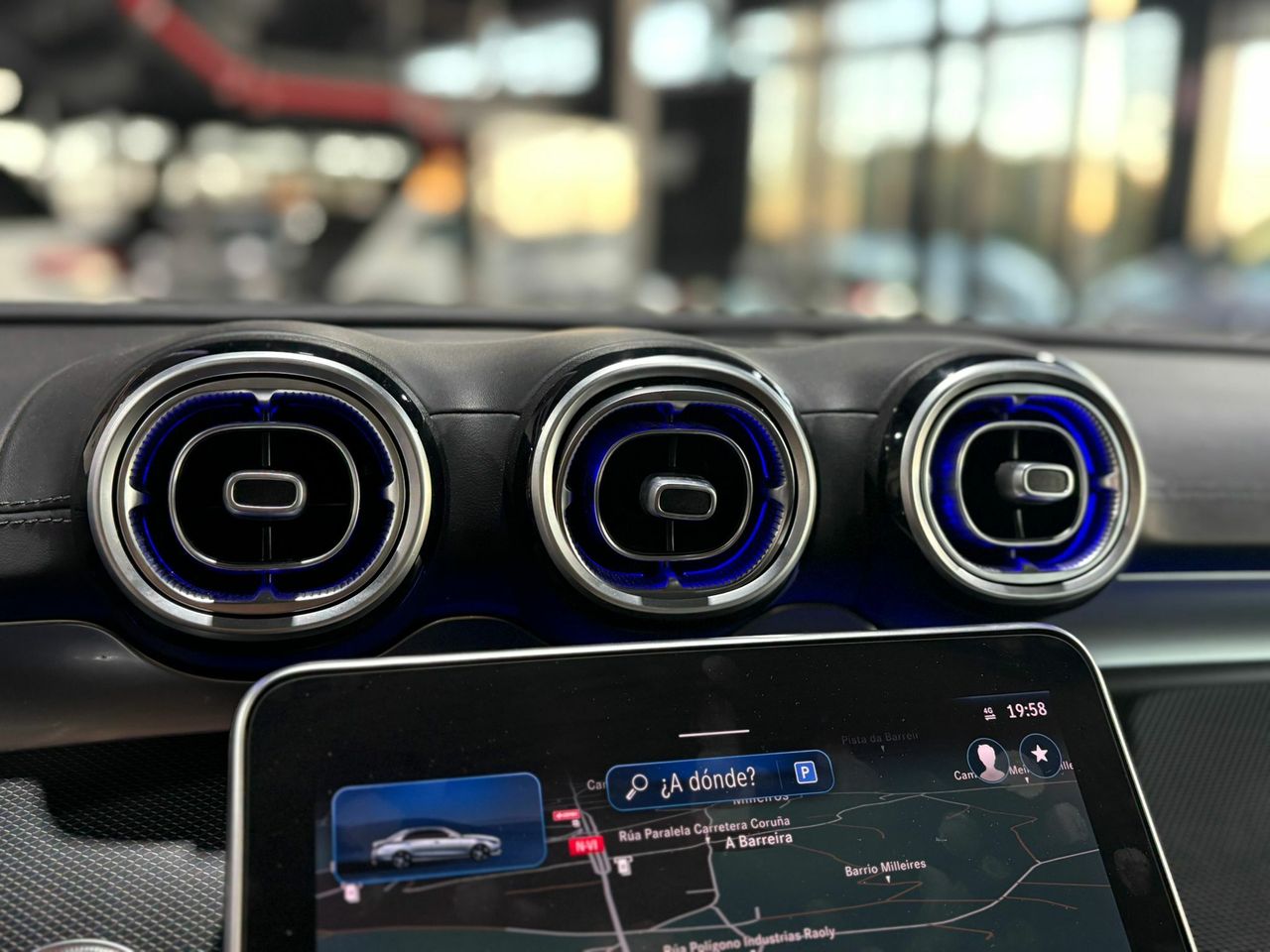 Mercedes Clase C C 200 D AMG Line Premium Plus GRIS GRAFITO (METALIZADO - Foto 2