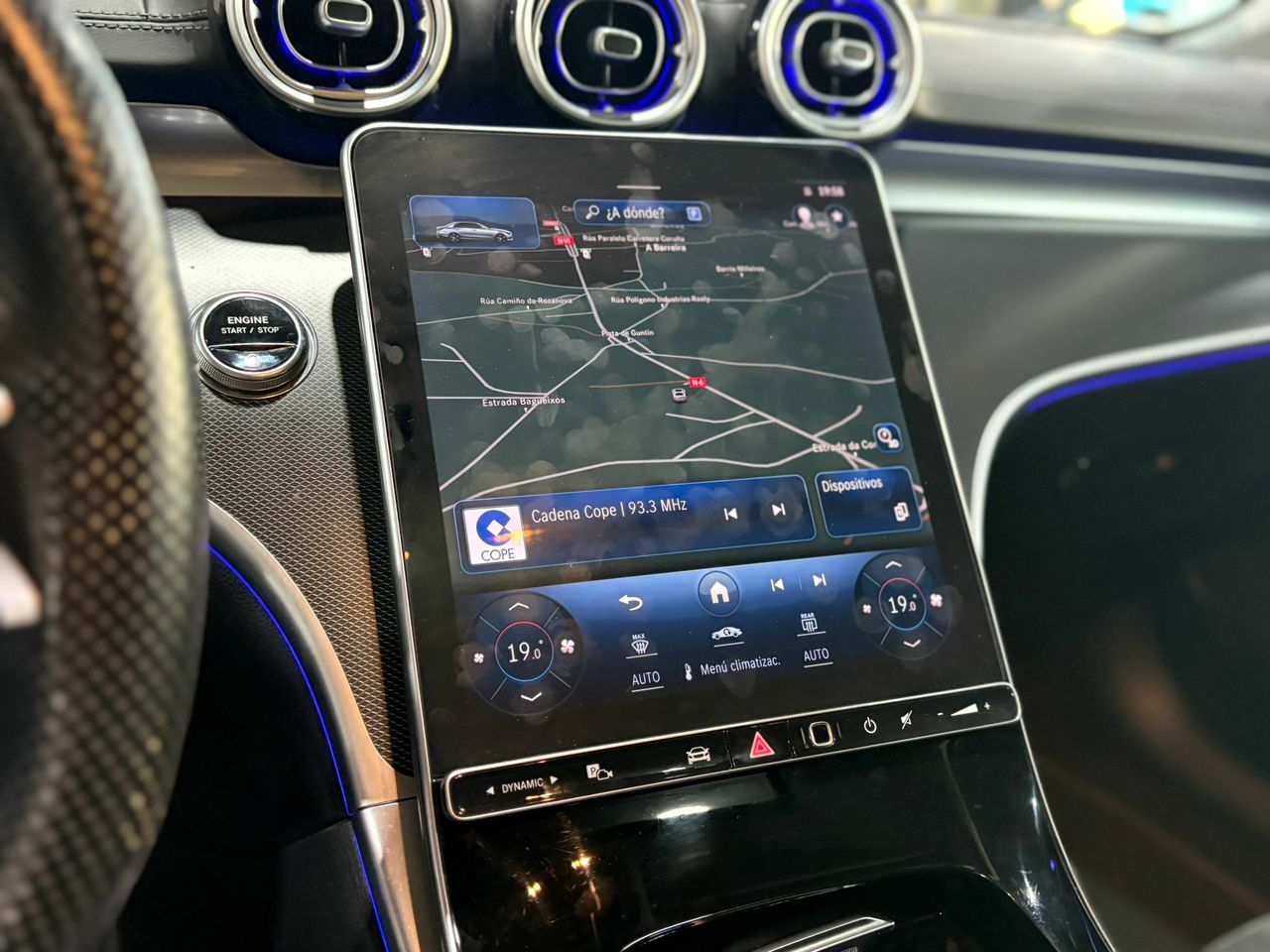 Mercedes Clase C C 200 D AMG Line Premium Plus GRIS GRAFITO (METALIZADO - Foto 2