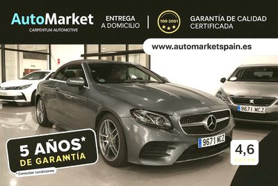 Mercedes Clase E CABRIO E 220 D PAQUETE ADVANTAGE^PAQUETE PREMIUM^PAQUETE PREMIUM PLUS^