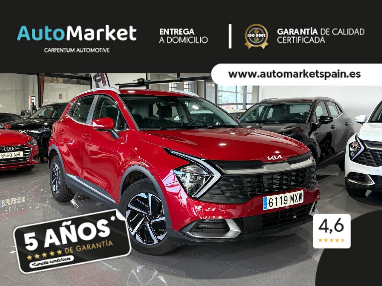 Kia Sportage DRIVE	1.6 T-GDI HEV 158KW (215CV) DRIVE 4X2 INFRA RED (METALIZADO - Foto 2