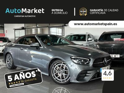 Mercedes Clase E CABRIO E 220 D PAQUETE ADVANTAGE^PAQUETE PREMIUM^PAQUETE PREMIUM PLUS^