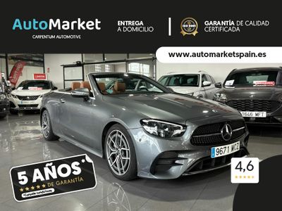 Mercedes Clase E CABRIO E 220 D PAQUETE ADVANTAGE^PAQUETE PREMIUM^PAQUETE PREMIUM PLUS^