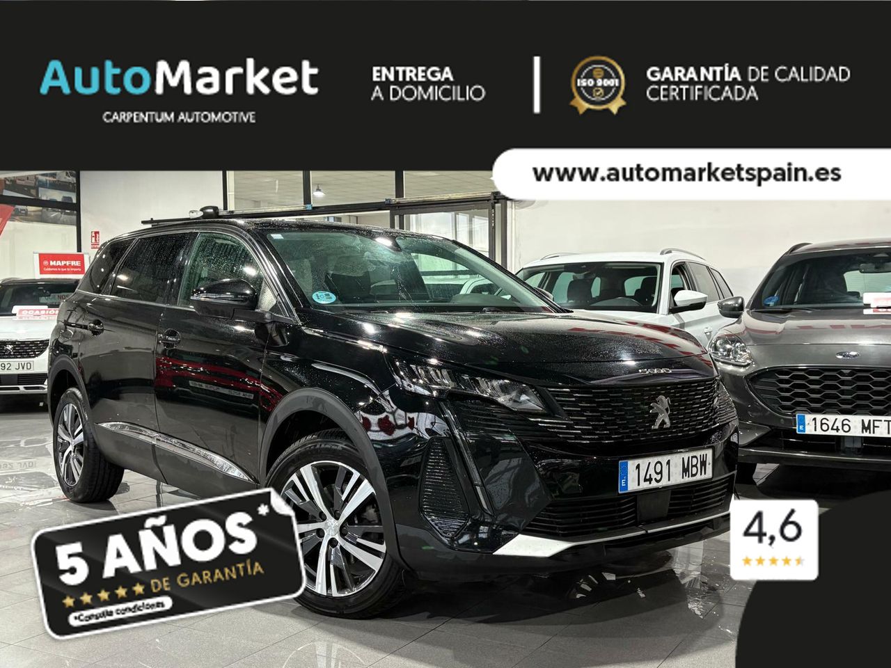 Peugeot 5008 ALLUR	1.2 PURETECH 96KW S&S ALLURE EAT8  - Foto 2