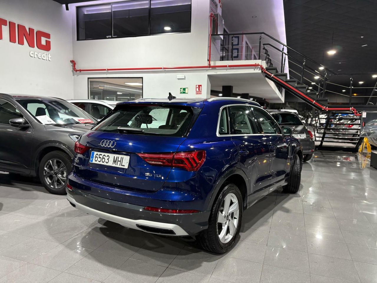 Audi Q3 ADVANCED 35 TDI 110KW (150CV) S TRONIC AZUL NAVARRA (METALIZADA - Foto 2
