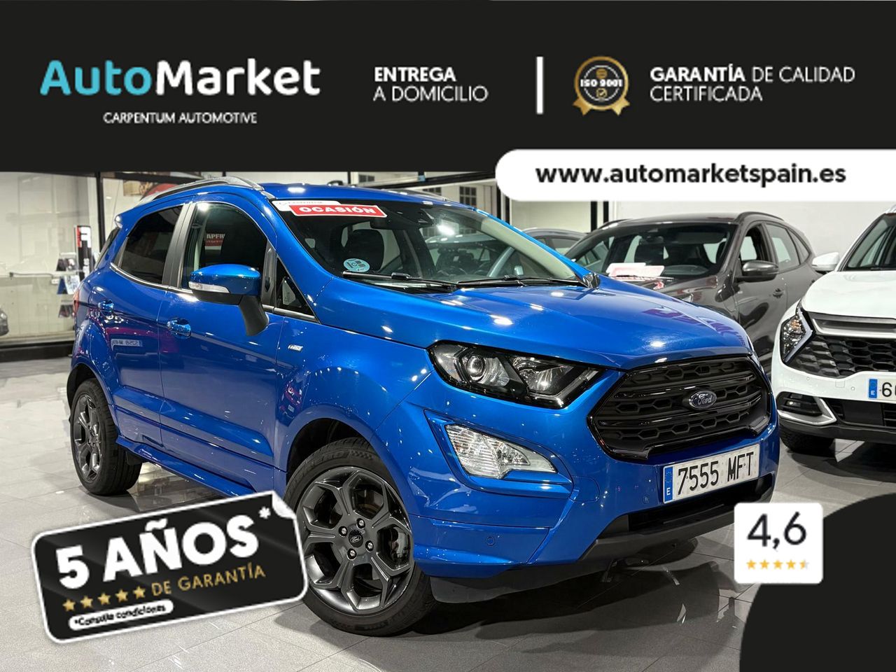 Ford Ecosport 1.0T ECOBOOST 92KW (125CV) S&S ST LINE  - Foto 2