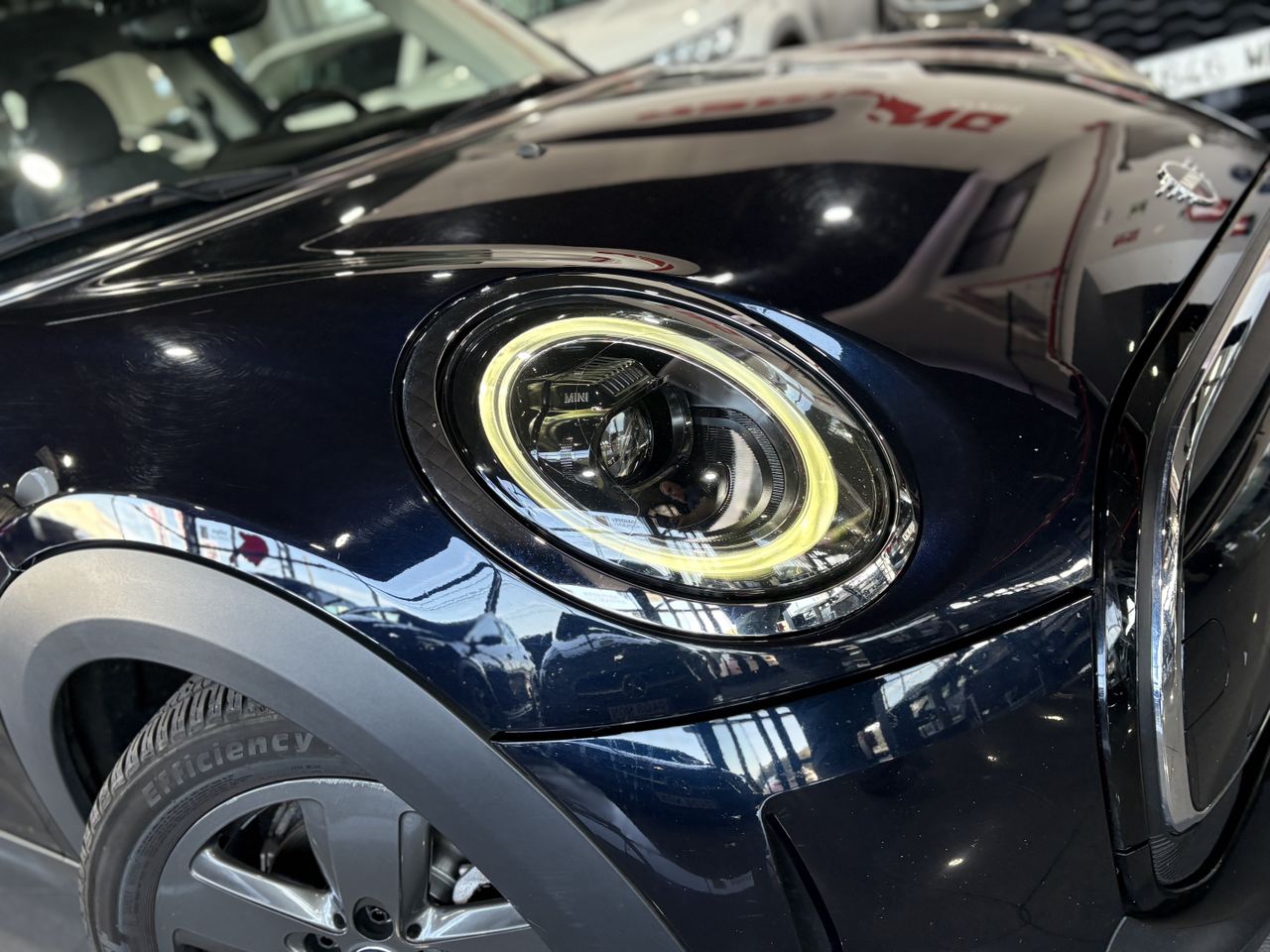 MINI Cooper COOPER 5 PUERTAS ENIGMATIC BLACK METALIZADA	TELA FIREWORK CARBON BLACK - Foto 2