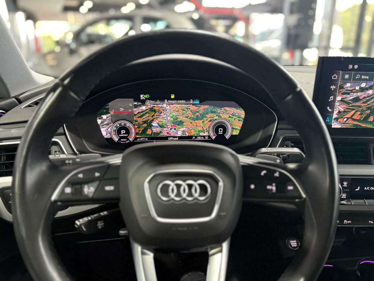 Audi A4 ADVANCED 35 TFSI 110KW (150CV) S TRONIC GRIS MANHATTAN (METALIZADO)	TELA INDEX NEGRO - Foto 2