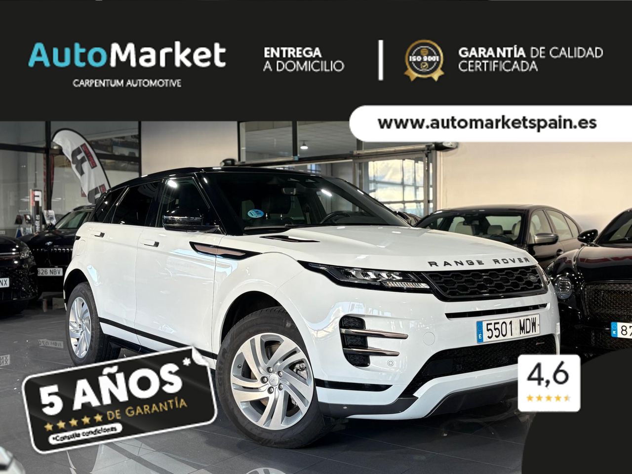 Land-Rover Range Rover Evoque 2.0 D163 R-DYNAMIC S AUTO 4WD MHEV SE4 - Foto 2