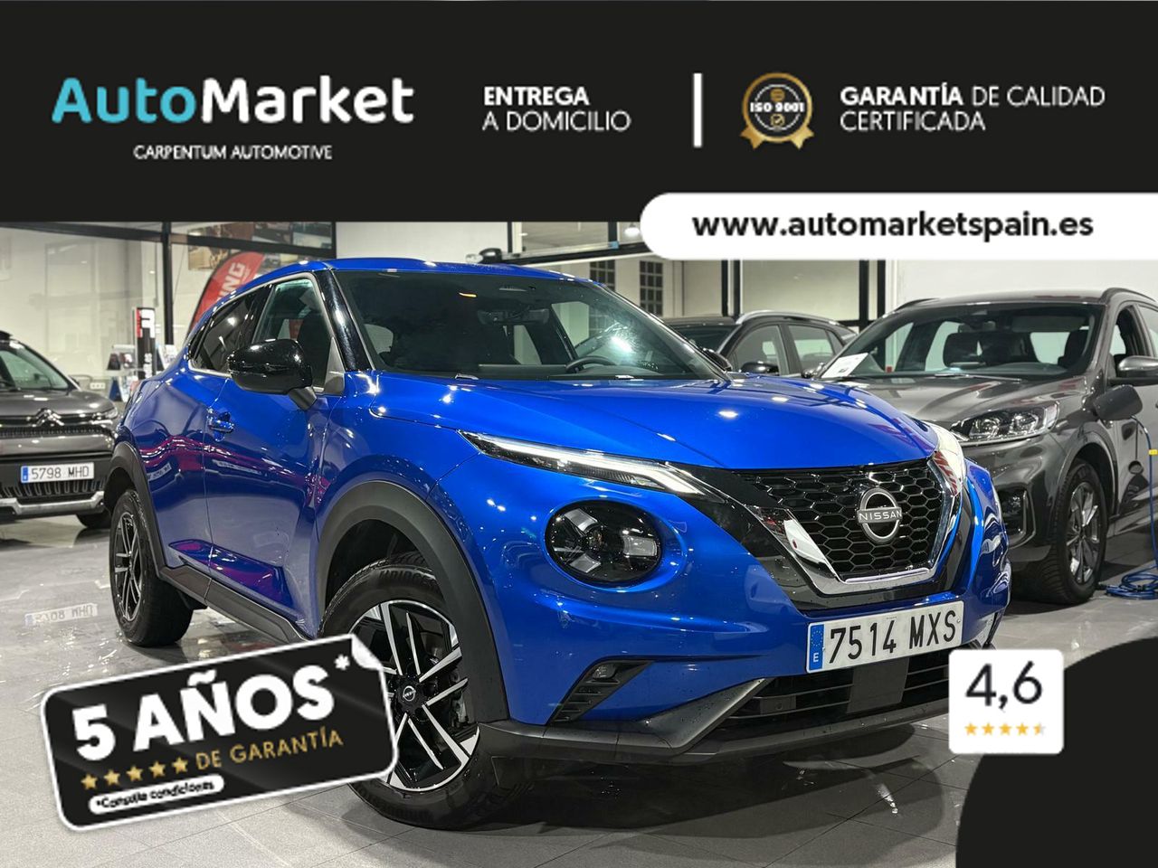 Nissan Juke DIG-T 84 KW (114 CV) DCT 7V N-CONNECTA MAGNETIC BLUE METALIZADO - Foto 2