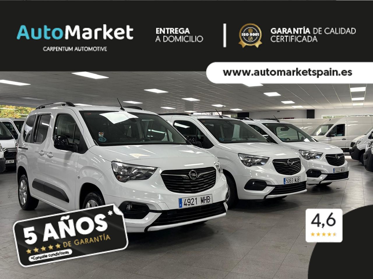 Opel Combo 1.5 TD 75KW LIFE BUSINESS EDITION PLUS L1 N1 102cv COMBI 5 PLAZAS - Foto 2