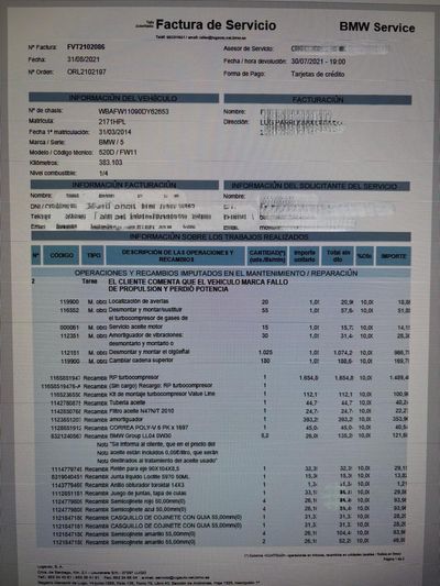 BMW Serie 5 520D MOTOR CON 168.000 KM